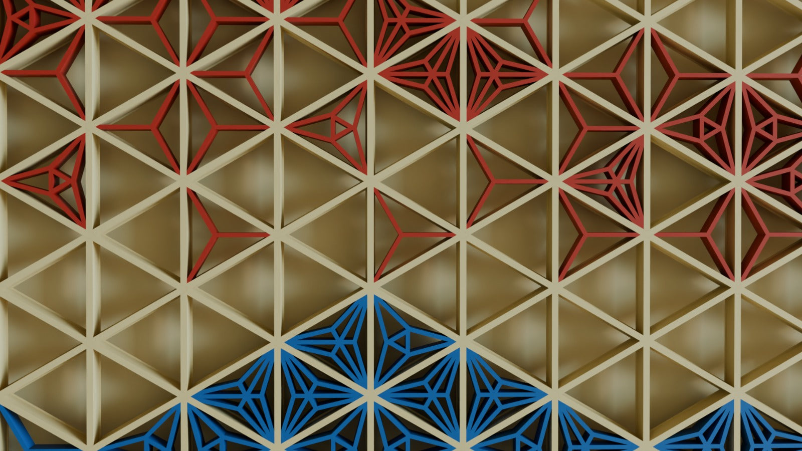 Panel Kumiko -- Estilo Montañas