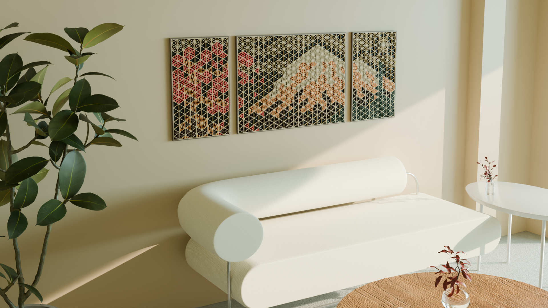 Panel Kumiko -- Estilo Valle